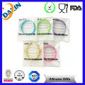 Colorful Silicone Wristband Embossed Inspirational Bracelet